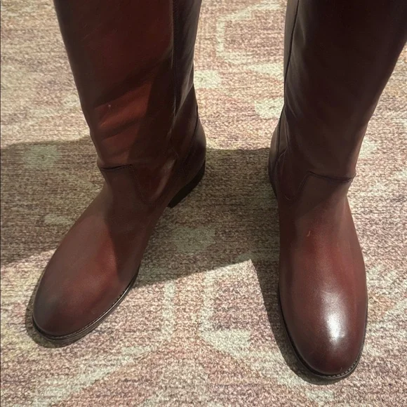NEW Frye Melissa button 2 tall boots brown 8.5 - Picture 6 of 8